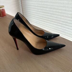Christian Louboutin Black Patent Leather Heels